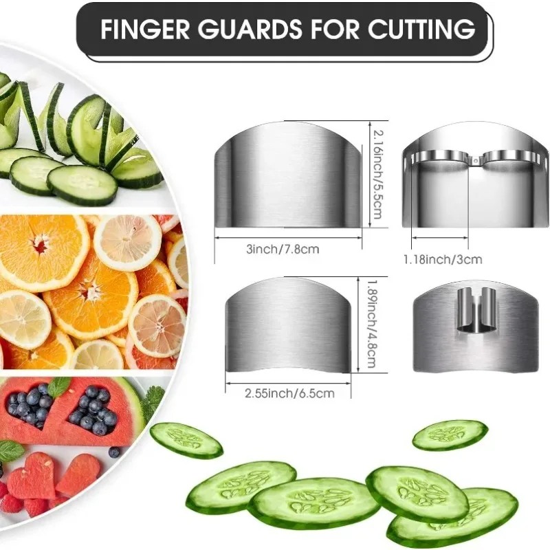 Kitchen Gadgets You Must Have - 스테인리스 스틸 손가락 보호대, 주방 손가락