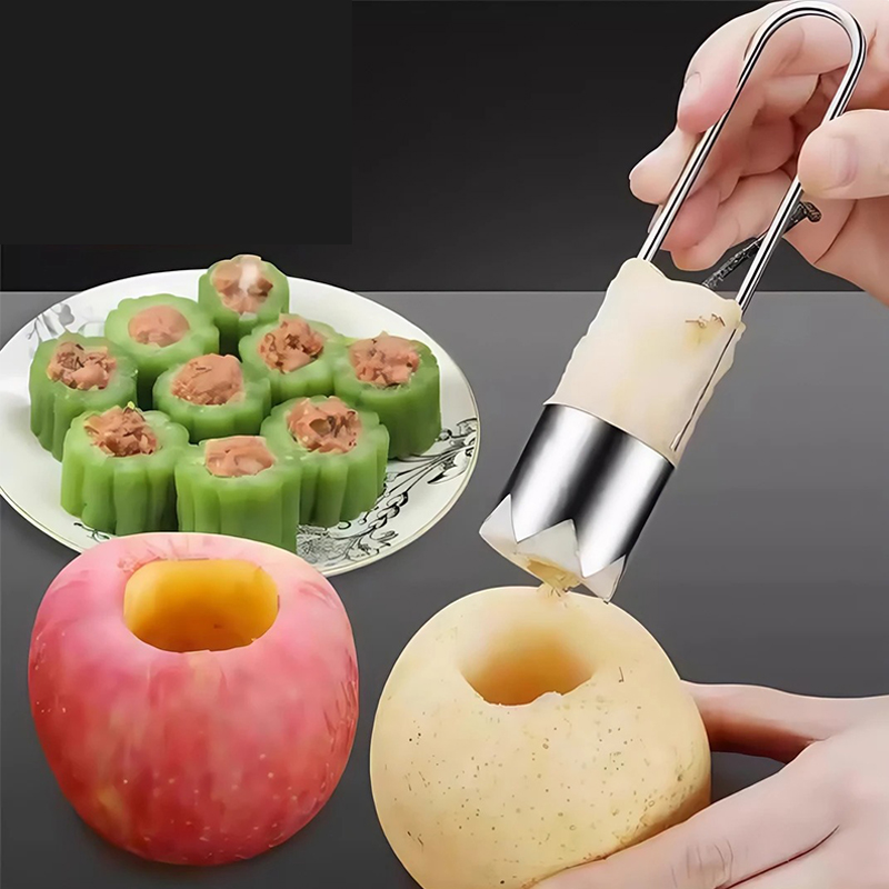 Kitchen Gadgets Kitchen - 스테인레스 스틸 과일 코어 리무버 사과