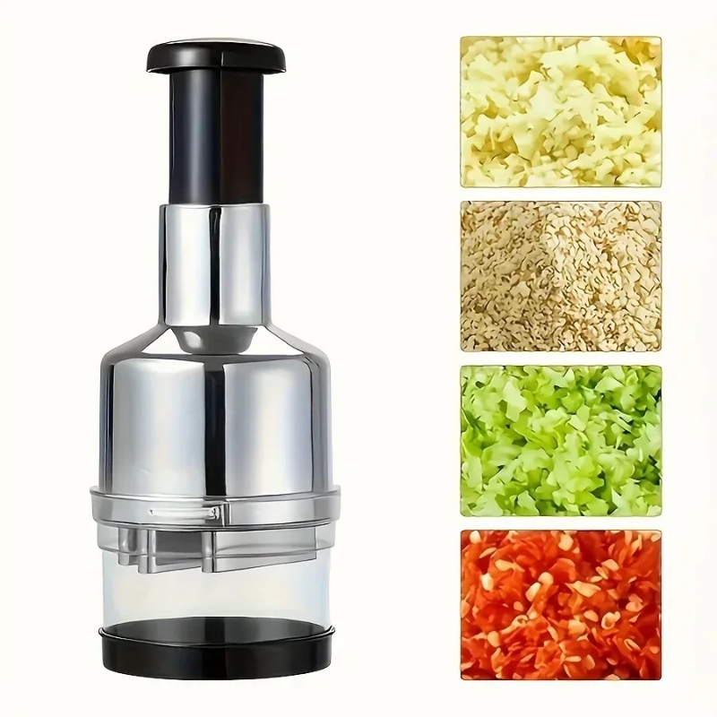 Manual Garlic Press - 스테인레스 스틸 마늘 프레스 음식 분쇄기