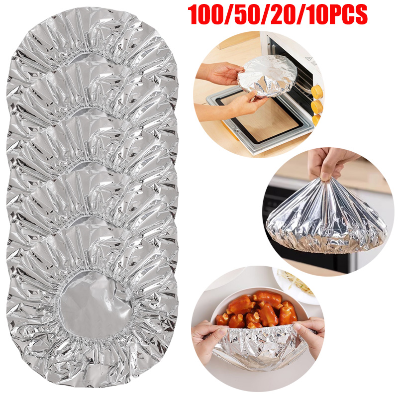 Kitchen Gadgets Under 100 - 100/10Pcs 재사용 가능한 알루미늄 호일 그릇