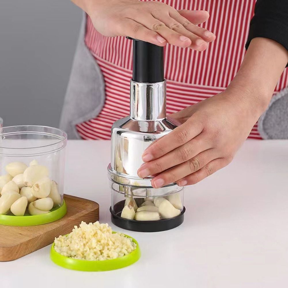 Manual Garlic Press - 스테인리스 스틸 마늘 프레스 수동 야채