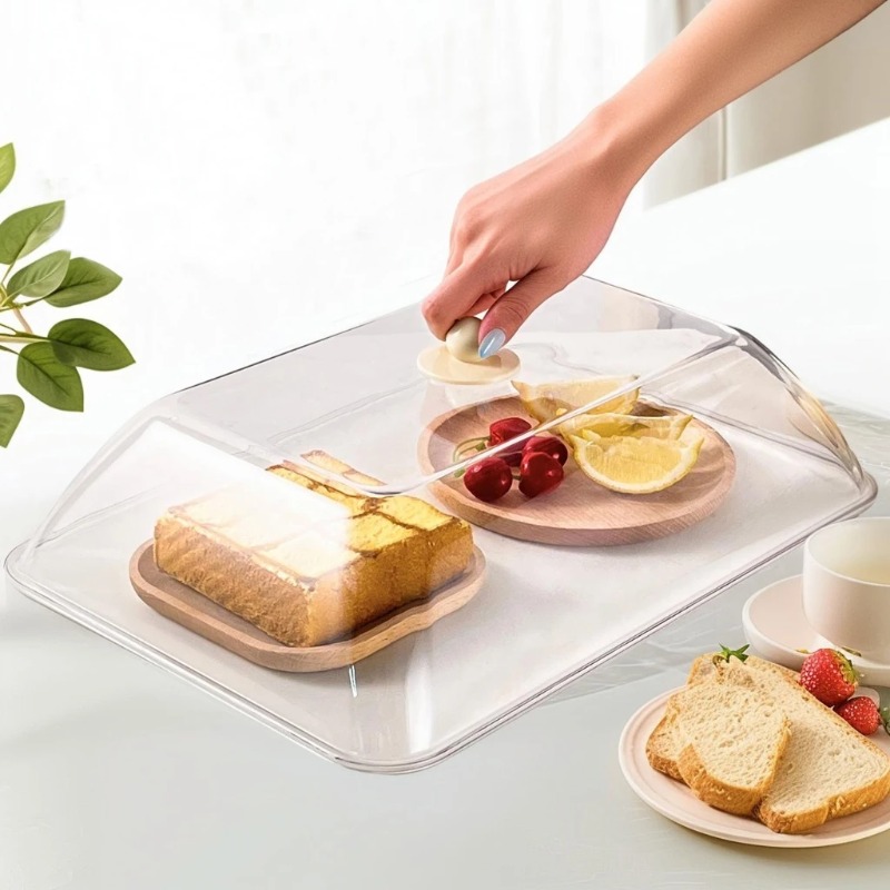 Kitchen Gadgets Best - WORTHBUY 재사용 가능한 플라스틱 식품 커버