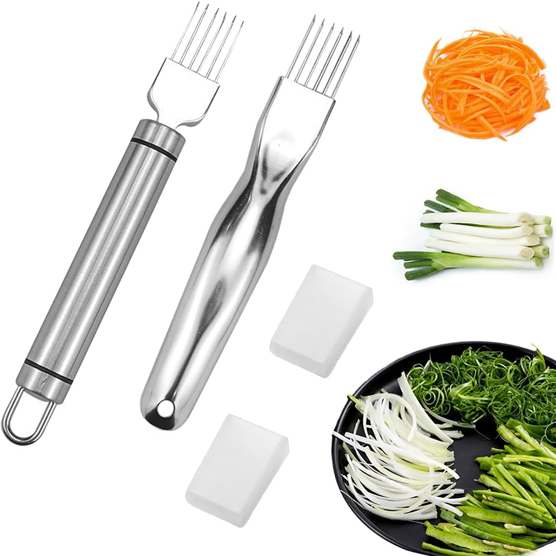 Kitchen Gadgets Green - 스테인레스 스틸 다진 녹색 양파 칼