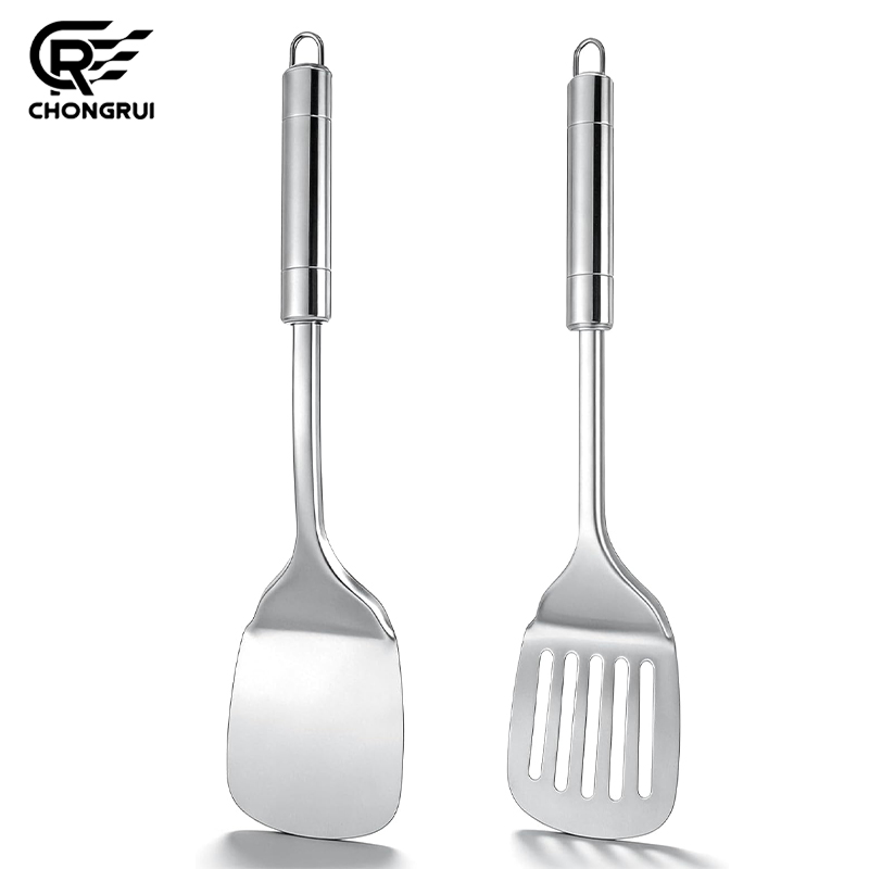 Kitchen Gadgets Under 100 - 스테인리스 스틸 터너 롱 핸들 슬롯형