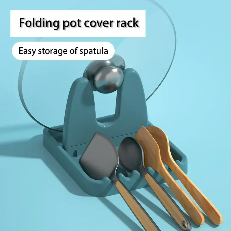 Kitchen Gadgets Under 100 - 접이식 냄비 뚜껑 랙 스탠드 주방