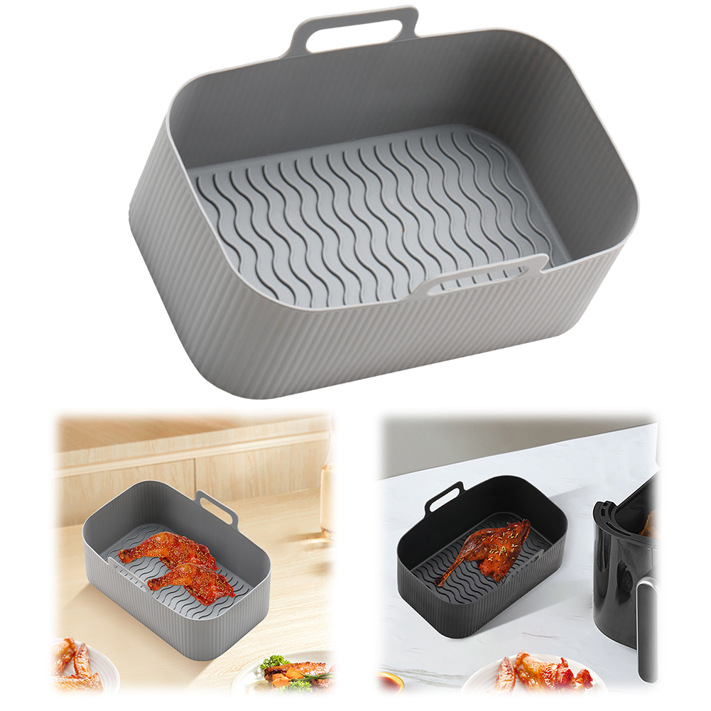 Air Fryer Accessories - 에어프라이어 실리콘 라이너 재사용 가능한 직사각형