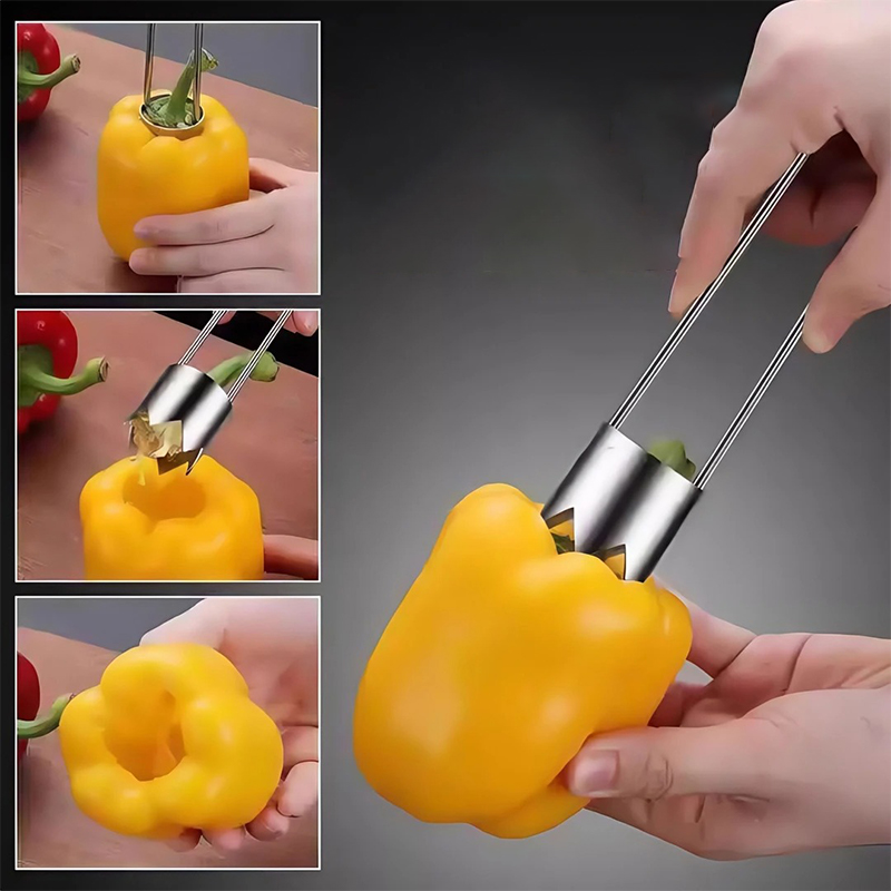 스테인레스 스틸 과일 코어 리무버 사과 배 피망 피터  - Kitchen Gadgets Kitchen 리뷰 및 가격