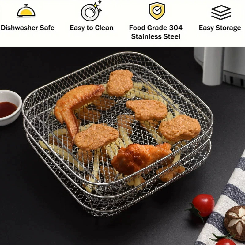 에어프라이어 랙 에어프라이어 오븐 그릴 스티머 스테인리 - Air Fryer Accessories 리뷰 및 가격