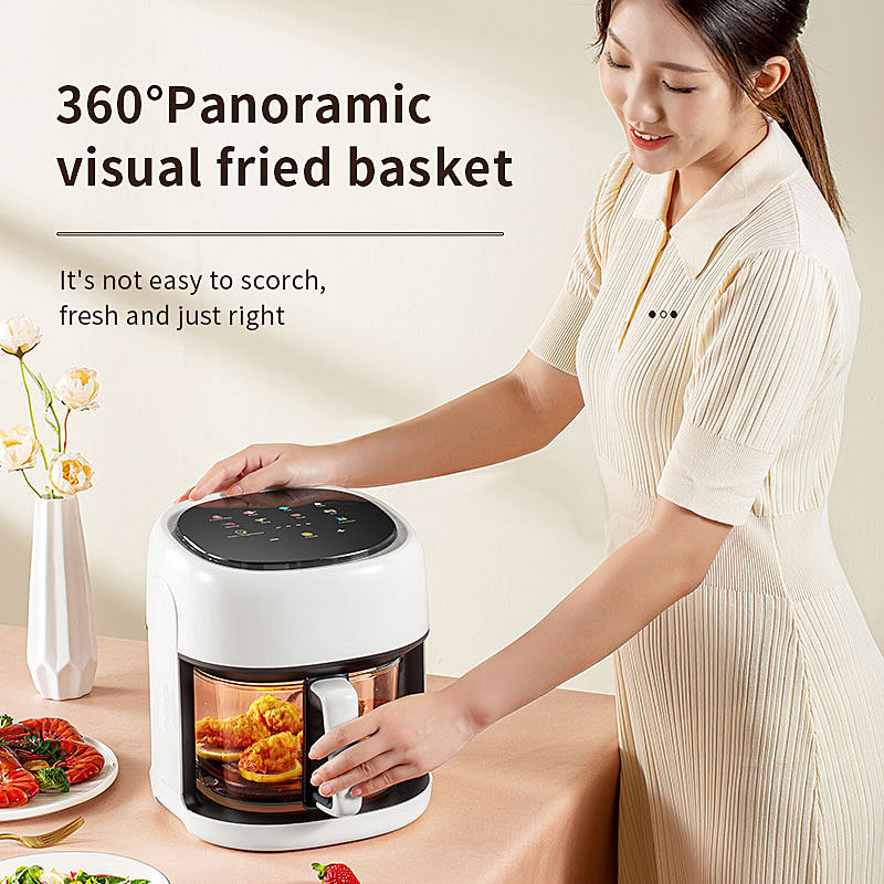 스마트 에어 프라이어 전기 시각적 창, 오일 프리 에어 - Xiaomi Kitchen Gadgets 리뷰 및 가격