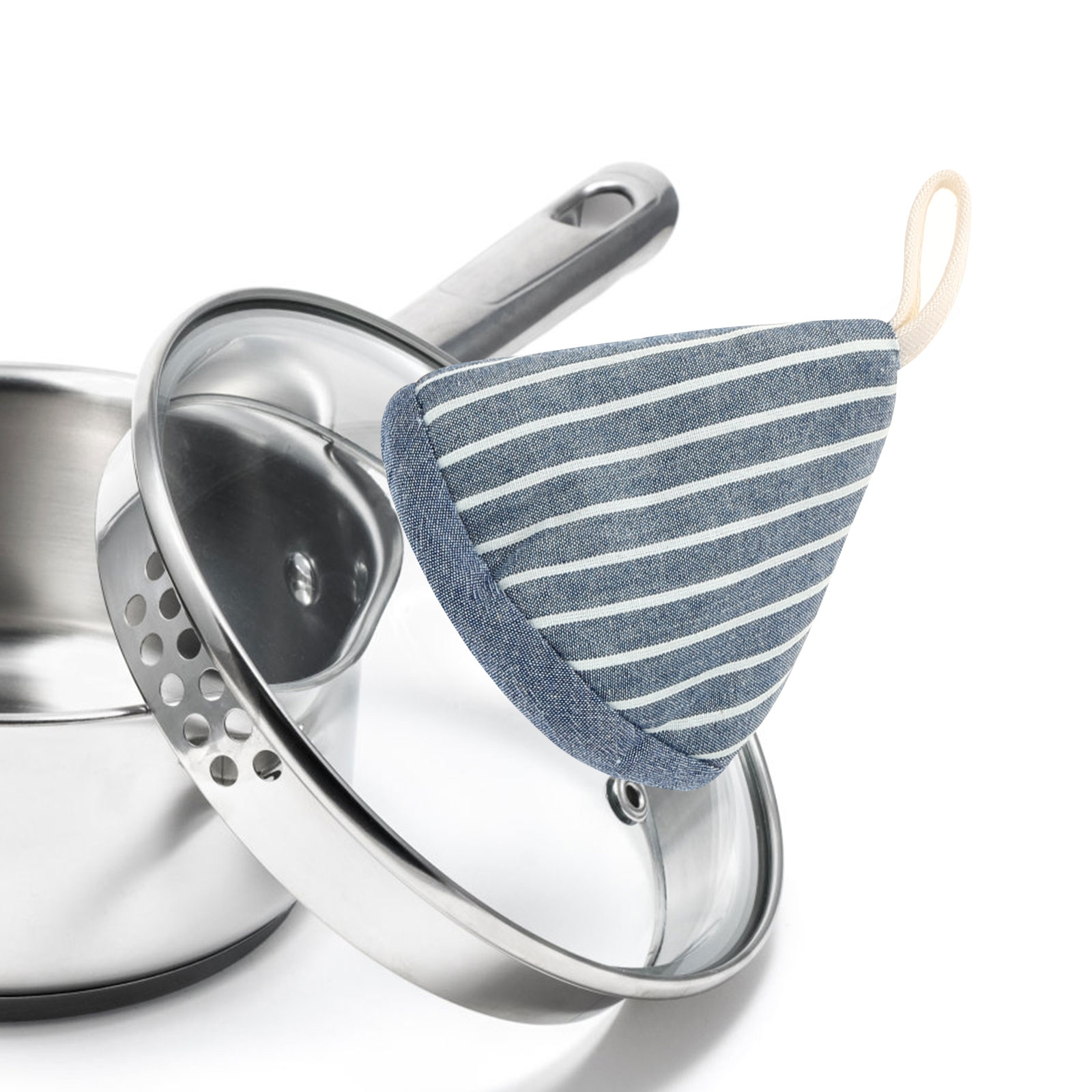 4개입 삼각형 냄비 뚜껑 손잡이 커버, 열 차단 면 손 - Kitchen Gadgets Ideas 리뷰 및 가격