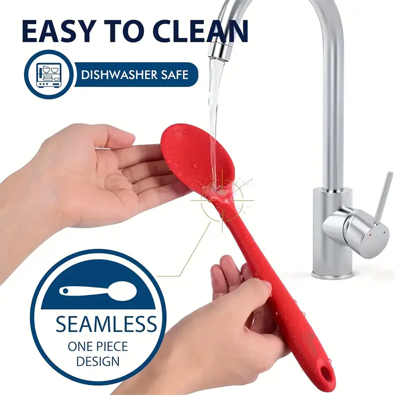 내열성 실리콘 주걱 스푼 - 붙지 않는 주방 요리용 스 - Kitchen Gadgets Under 100 리뷰 및 가격