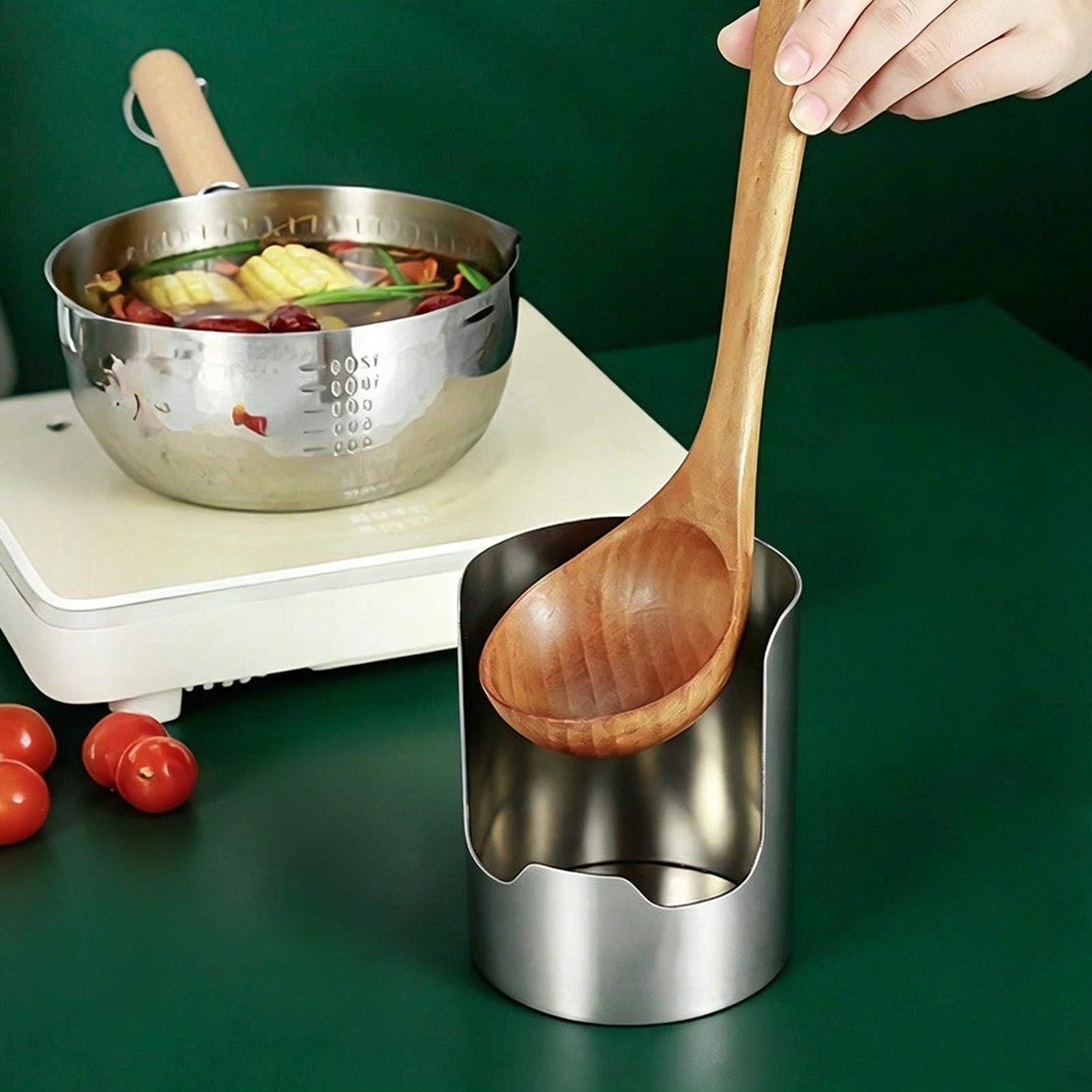 스테인리스 스틸 스푼 레스트 정리대 주방 스푼 레스트  - Kitchen Gadgets Under 100 리뷰 및 가격