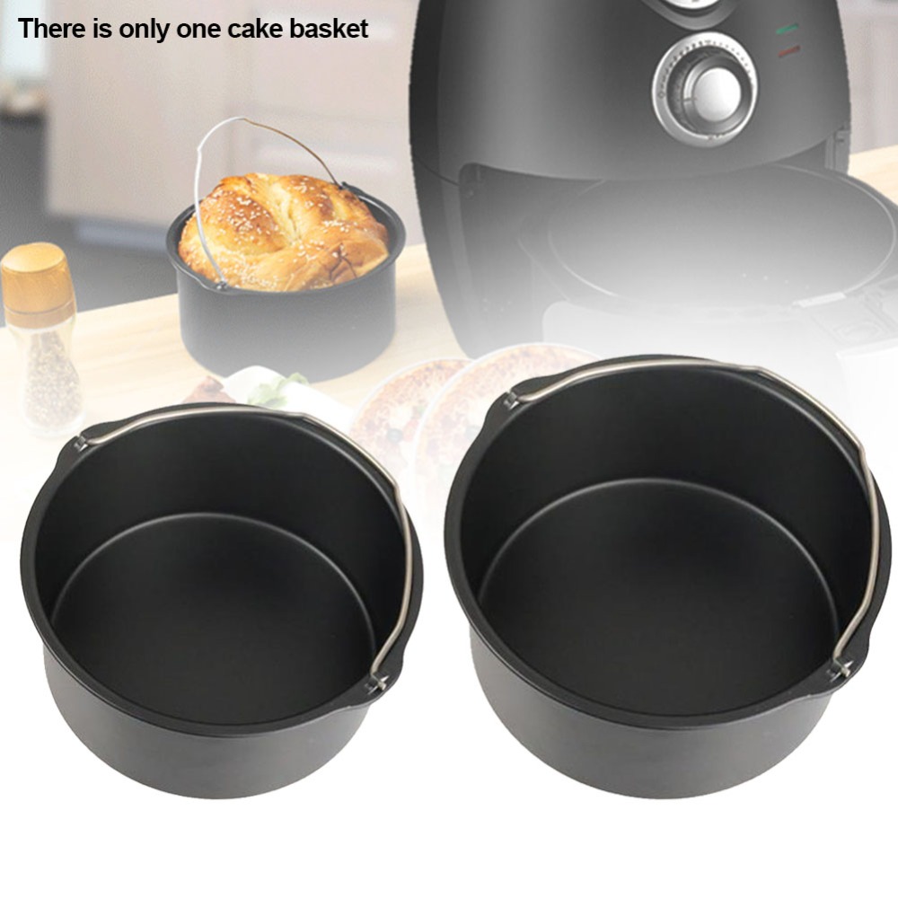 논스틱 케이크 몰드 베이킹 트레이 팬, 라운드 로스팅  - Air Fryer Accessories 리뷰 및 가격