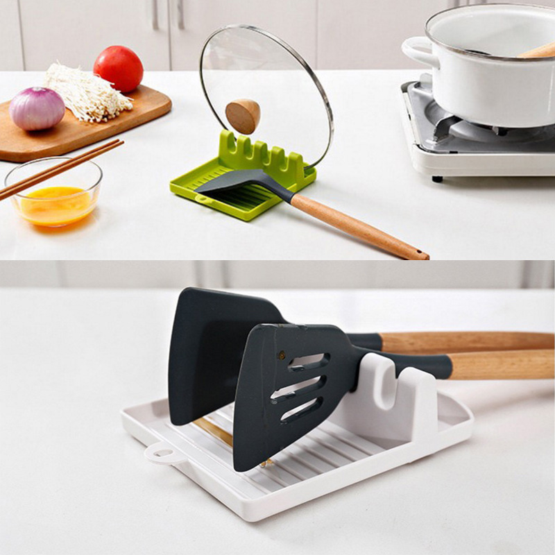 주방 숟가락 홀더 포크 주걱 랙 선반 주최자 플라스틱  - Kitchen Gadgets Under 100 리뷰 및 가격
