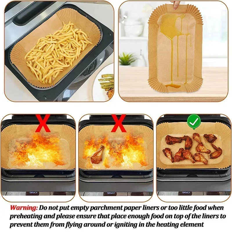일회용 에어프라이어 종이 논스틱 주방 베이킹 에어프라이 - Air Fryer Accessories 리뷰 및 가격