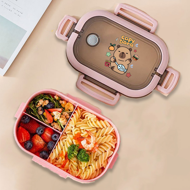 Capybara 도시락 상자 애니메이션 동물 인쇄 식품 - Kitchen Gadgets Best 리뷰 및 가격