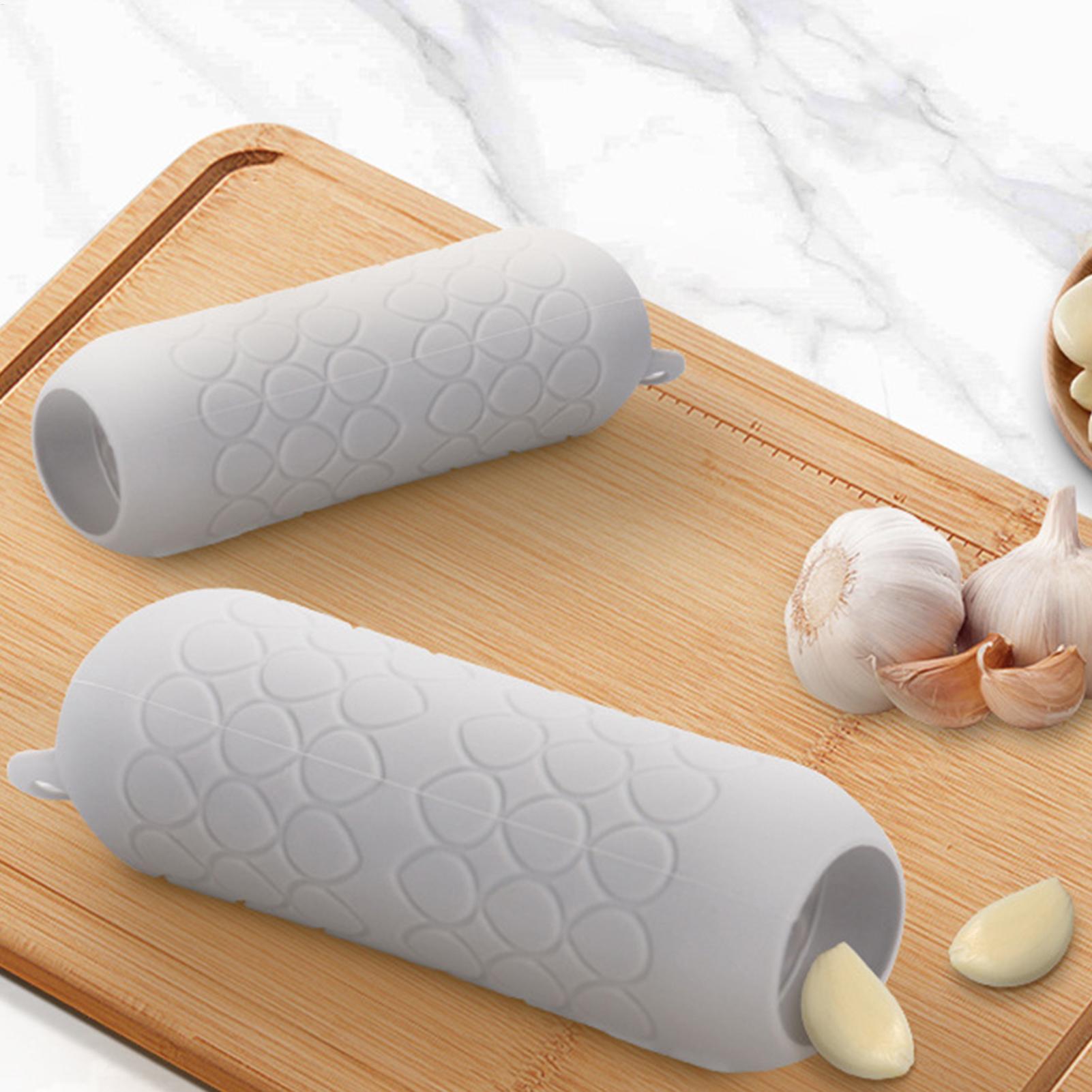실리콘 마늘 껍질 벗기는 도구, 빠른 마늘 껍질 제거기 - Kitchen Gadgets Garlic 리뷰 및 가격