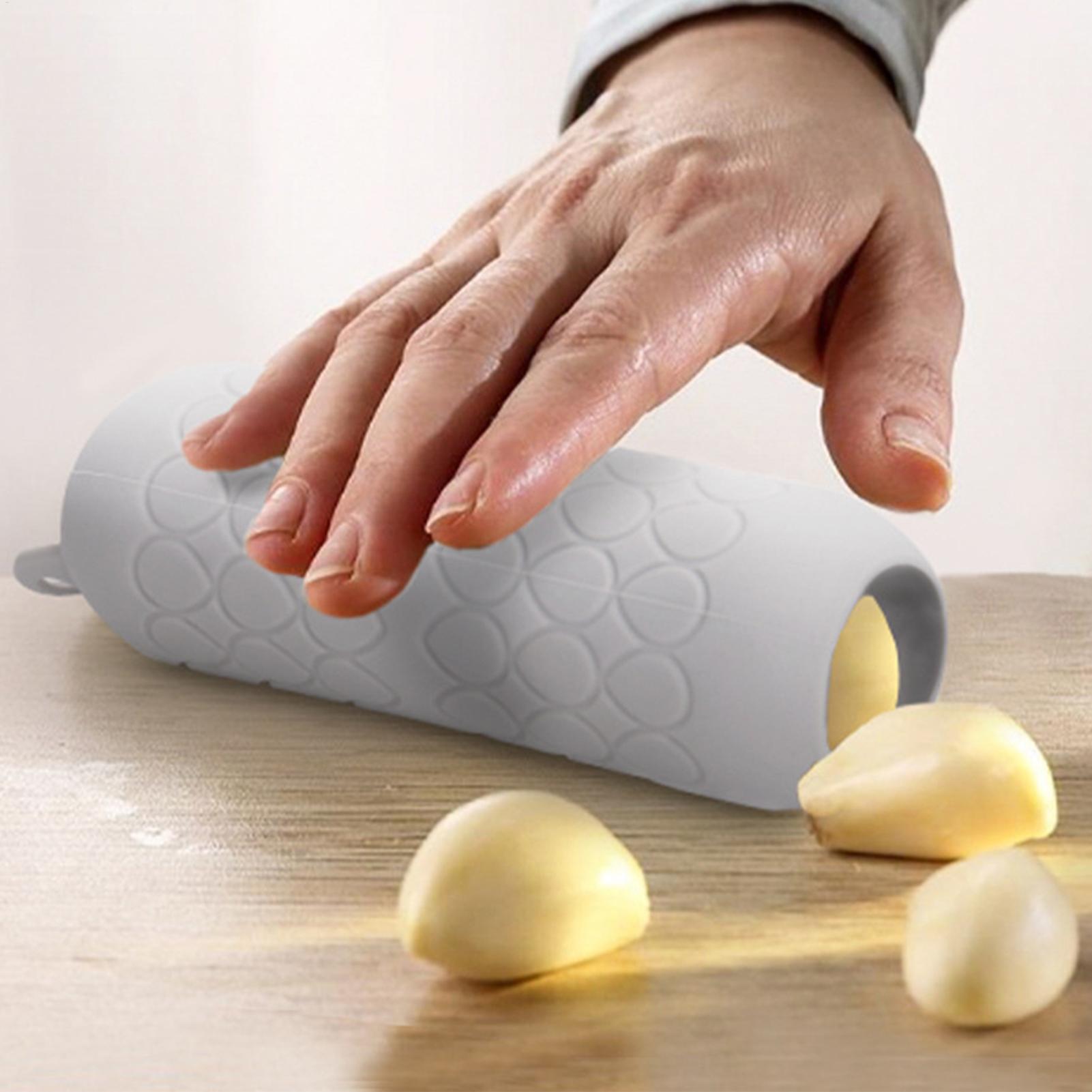 실리콘 마늘 껍질 벗기는 도구, 빠른 마늘 껍질 제거기 - Kitchen Gadgets Garlic 리뷰 및 가격
