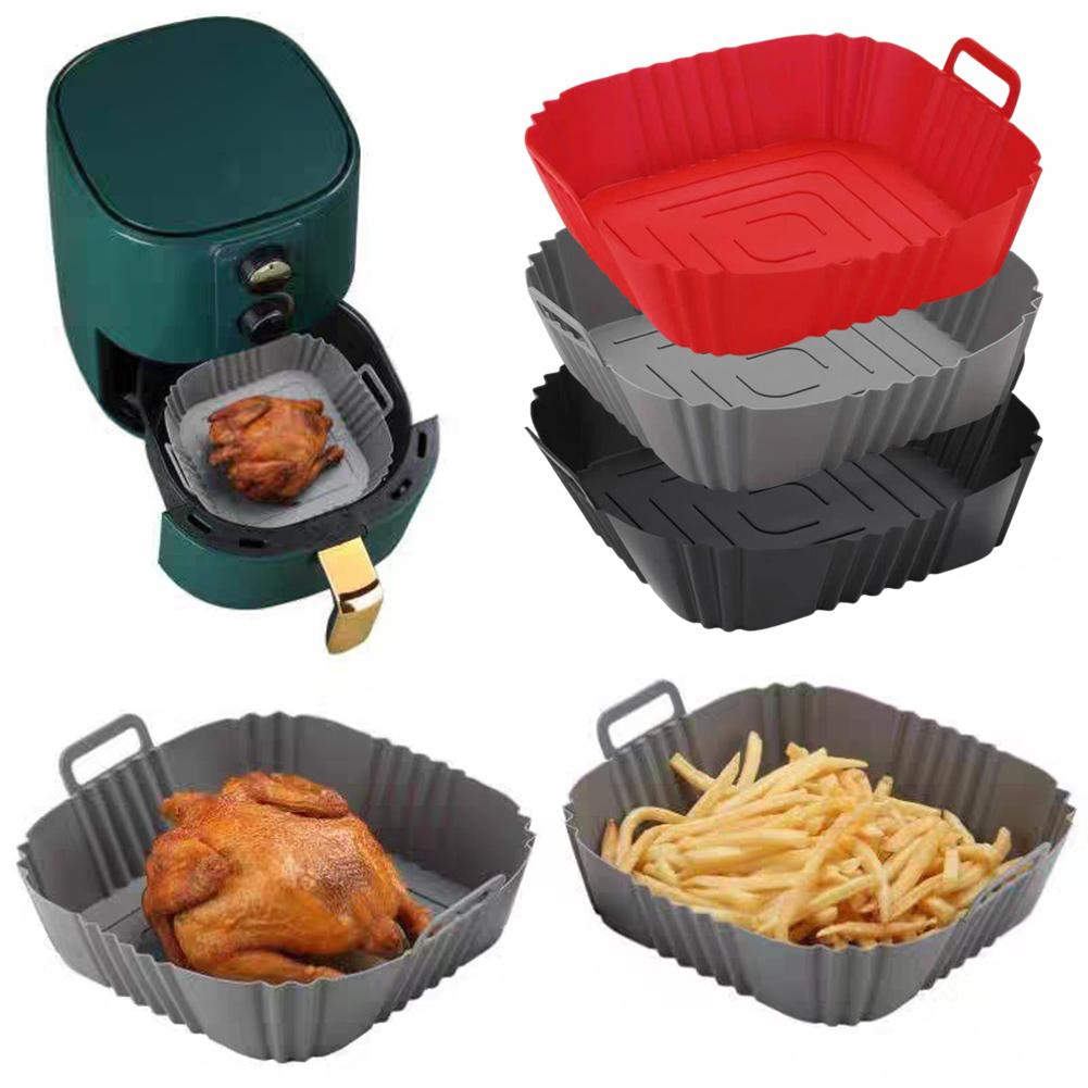 재사용 가능한 에어프라이어 팬 라이너 액세서리 실리콘  - Air Fryer Accessories 리뷰 및 가격