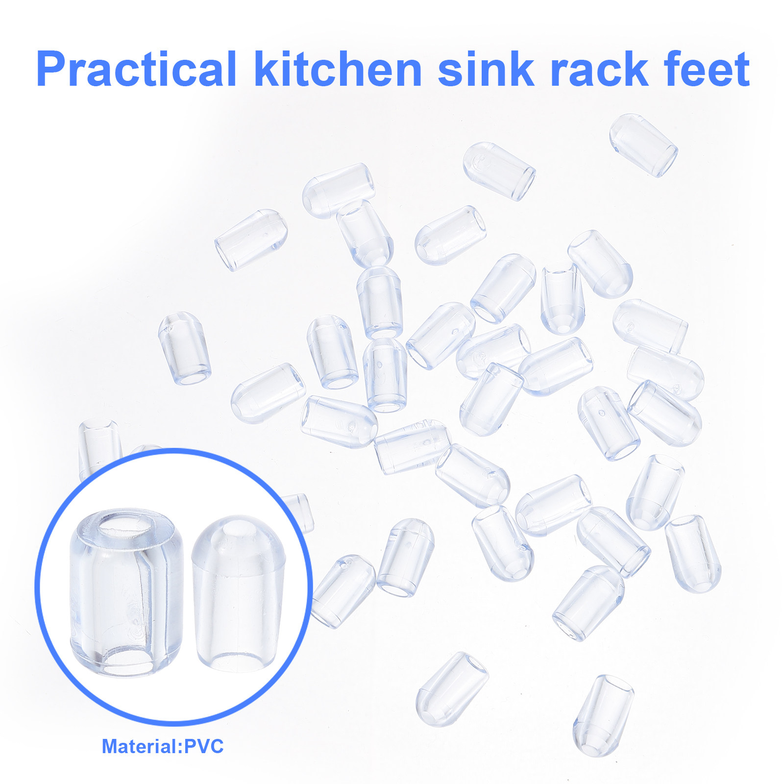 80Pcs 주방 싱크대 그리드 피트 플라스틱 투명 교체 - Kitchen Gadgets Best 리뷰 및 가격