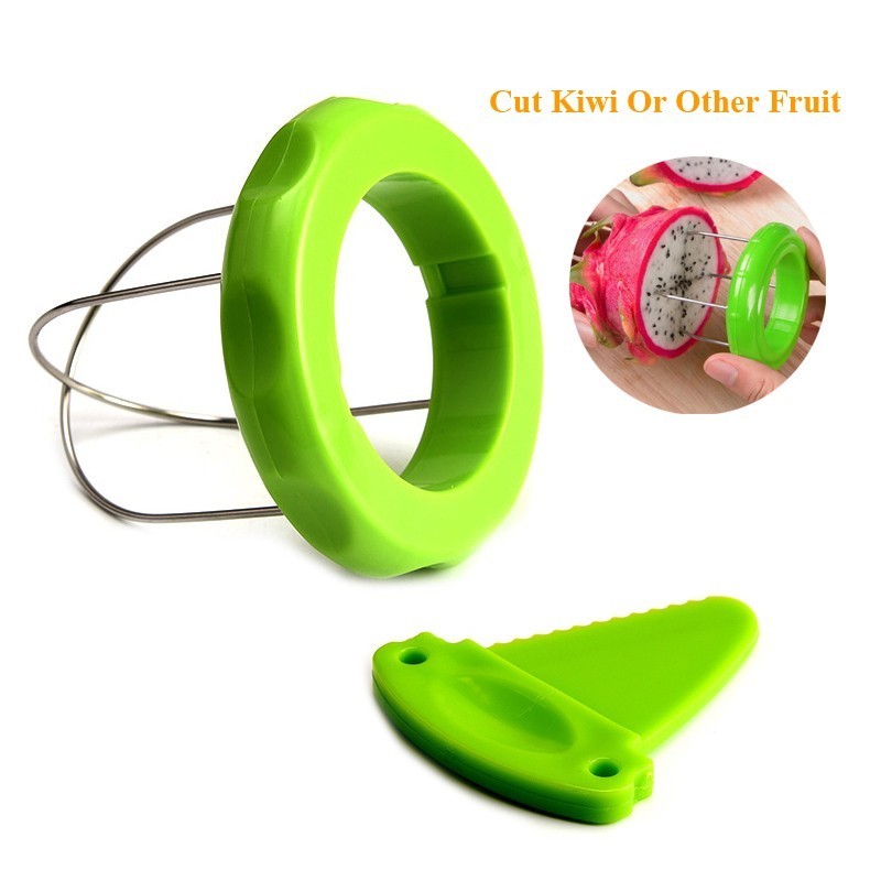 핫 세일 미니 과일 키위 커터 필러 슬라이서 주방 가제 - Kitchen Gadgets Green 리뷰 및 가격