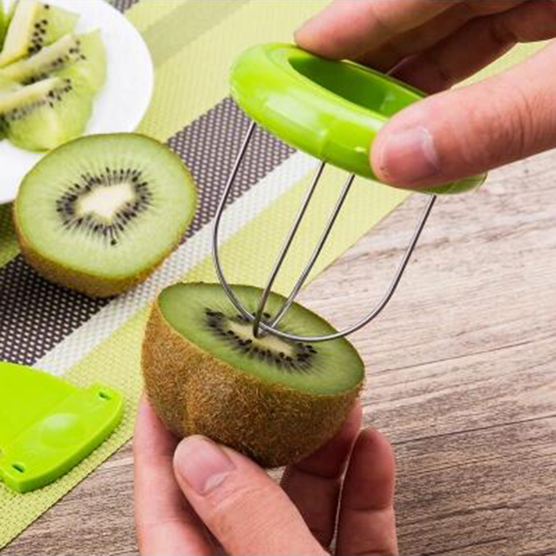 핫 세일 미니 과일 키위 커터 필러 슬라이서 주방 가제 - Kitchen Gadgets Green 리뷰 및 가격