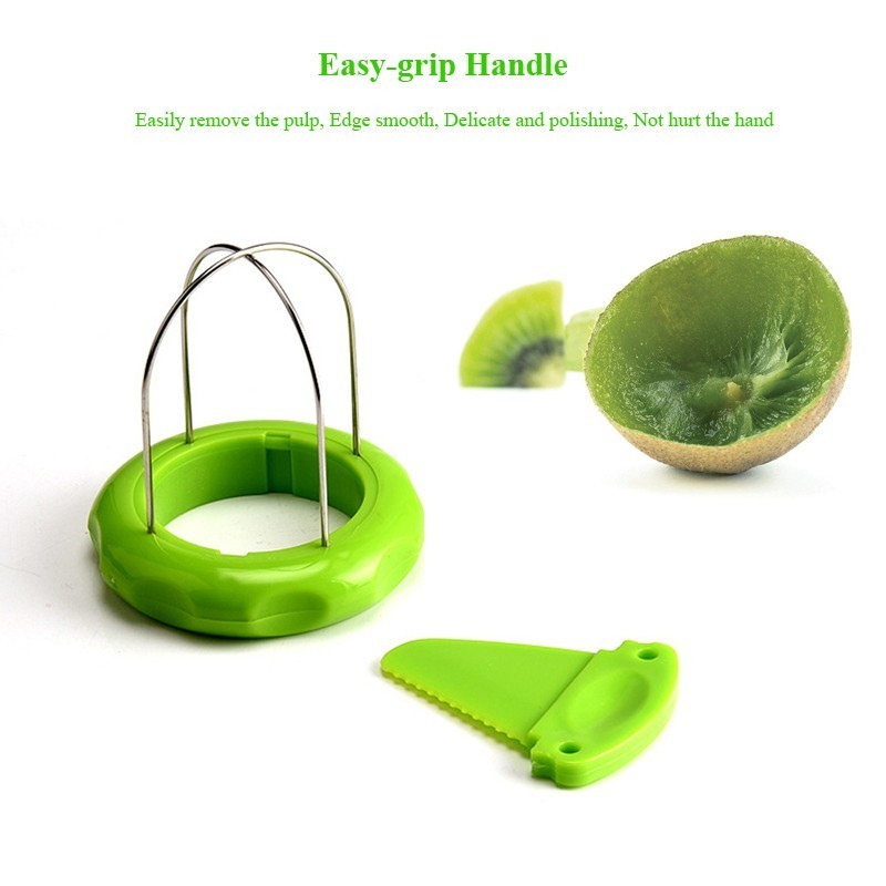 핫 세일 미니 과일 키위 커터 필러 슬라이서 주방 가제 - Kitchen Gadgets Green 리뷰 및 가격