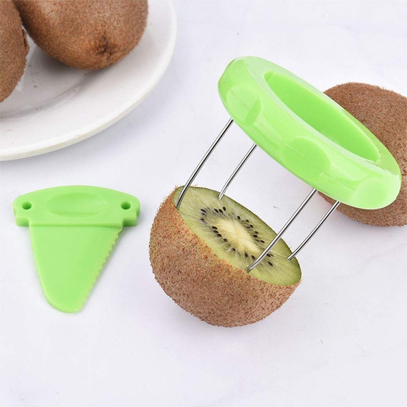 핫 세일 미니 과일 키위 커터 필러 슬라이서 주방 가제 - Kitchen Gadgets Green 리뷰 및 가격