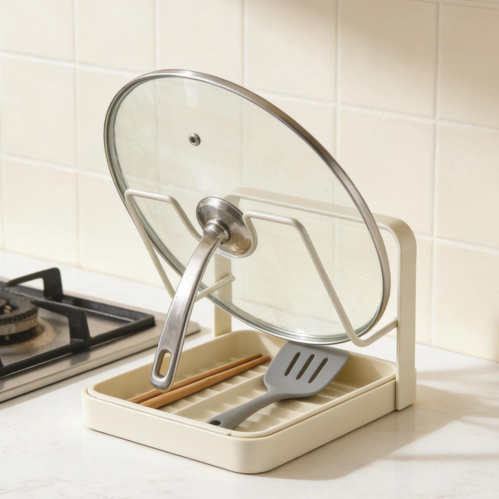 냄비 뚜껑 정리대 미끄럼 방지 주방 수납 스탠드 냄비  - Kitchen Gadgets Under 100 리뷰 및 가격