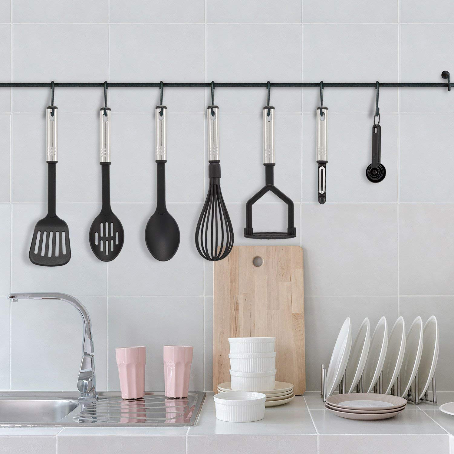 핫세일 42종 논스틱 내열 나일론 스테인리스 스틸 주방 - Kitchen Gadgets Kitchen 리뷰 및 가격