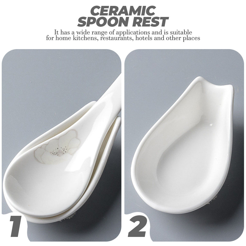 4개 세라믹 숟가락 받침대, 커피 스테이션, 주방 조리 - Kitchen Gadgets You Must Have 리뷰 및 가격