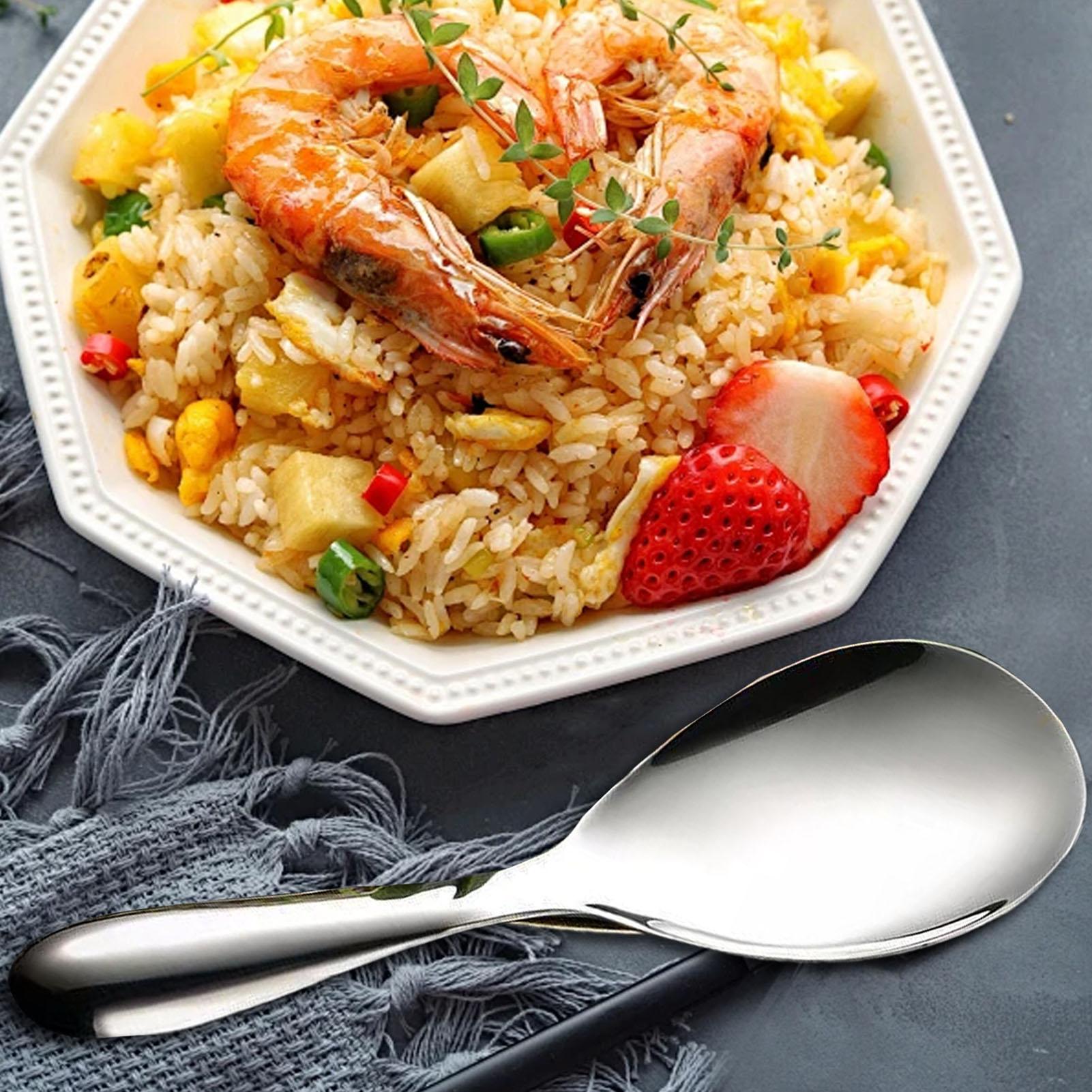 스테인리스 스틸 밥주걱 20.5x7cm 밥 서빙 스푼  - Kitchen Gadgets Under 100 리뷰 및 가격