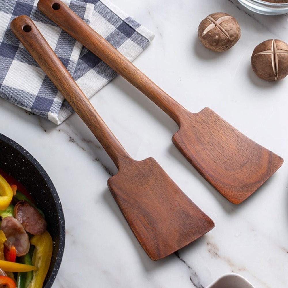 34cm 원목 조리용 뒤집개, 긴 손잡이 삽, 논스틱  - Kitchen Gadgets Under 100 리뷰 및 가격