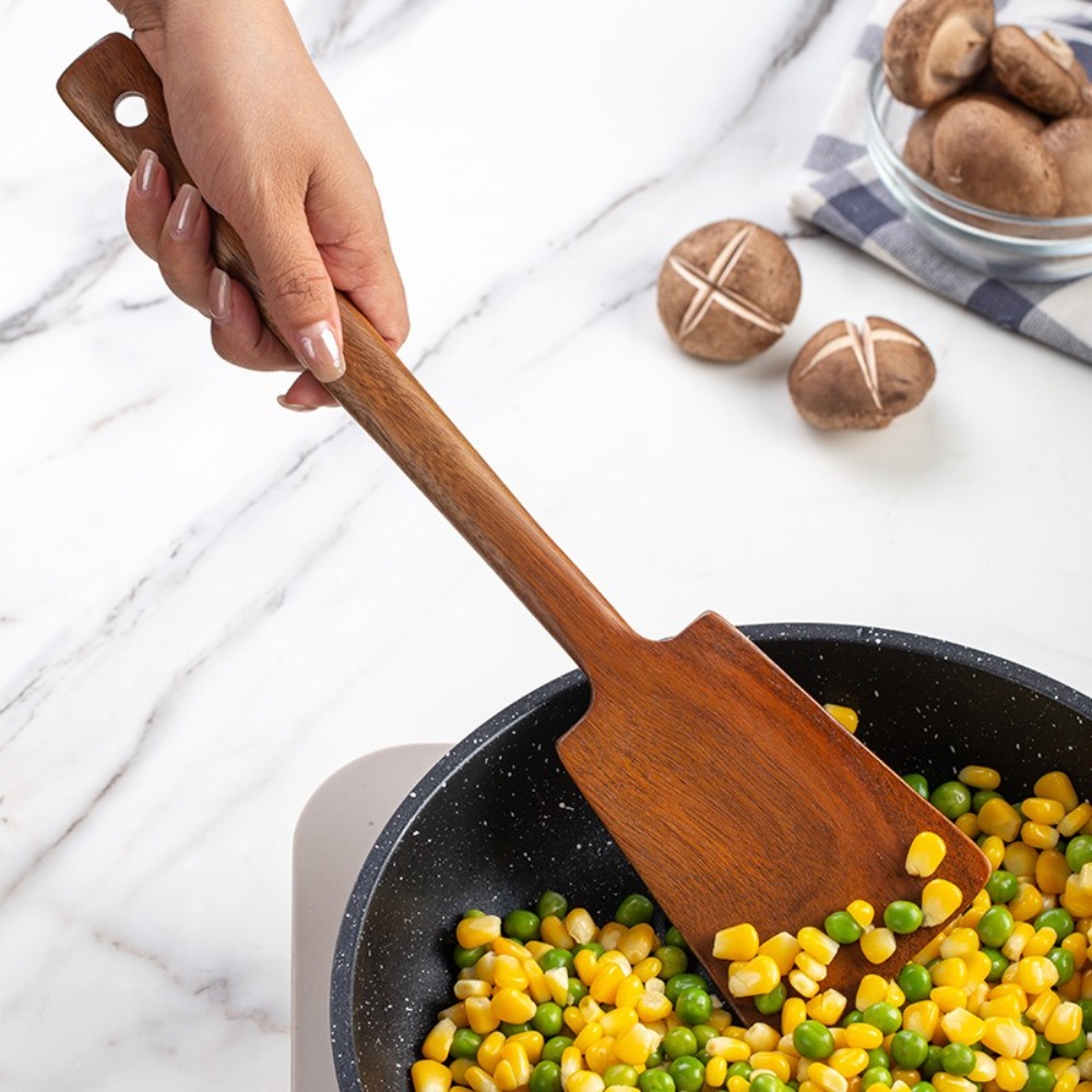 34cm 원목 조리용 뒤집개, 긴 손잡이 삽, 논스틱  - Kitchen Gadgets Under 100 리뷰 및 가격