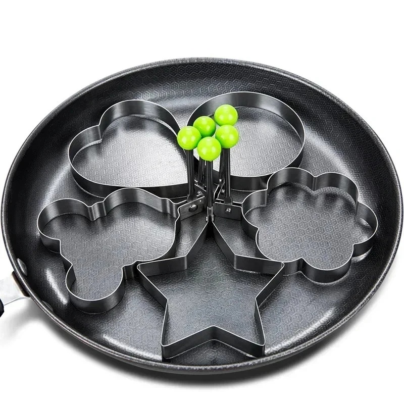 1-3개 스테인리스 스틸 하트 모양 계란 프라이 몰드  - Kitchen Gadgets You Must Have 리뷰 및 가격