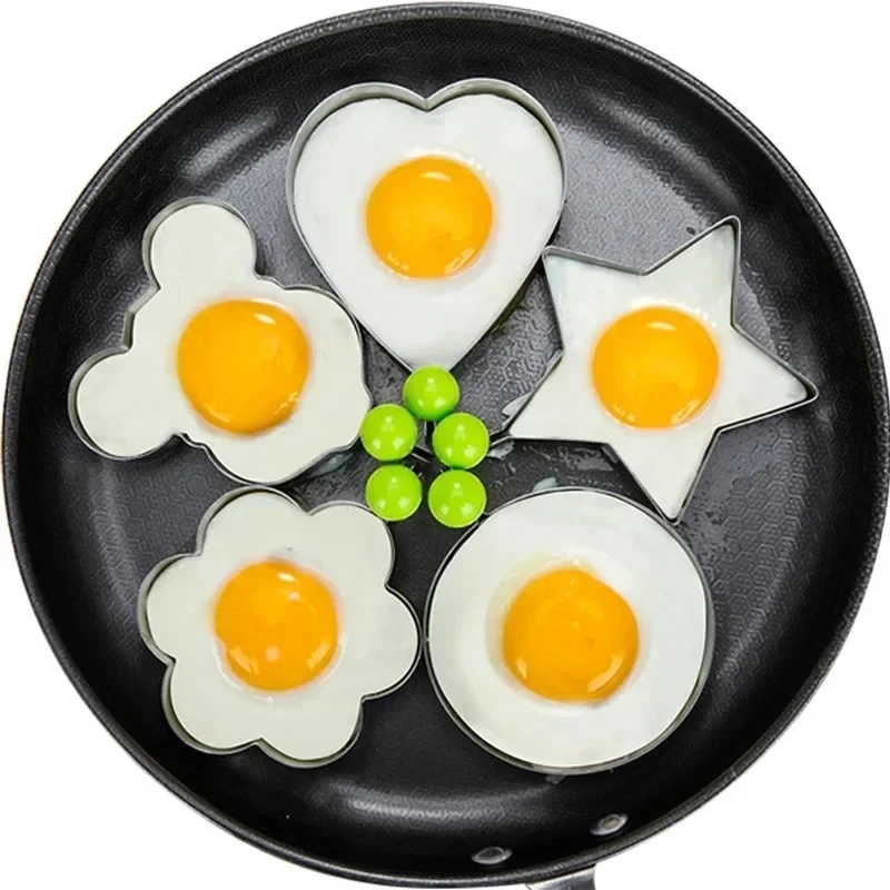 1-3개 스테인리스 스틸 하트 모양 계란 프라이 몰드  - Kitchen Gadgets You Must Have 리뷰 및 가격