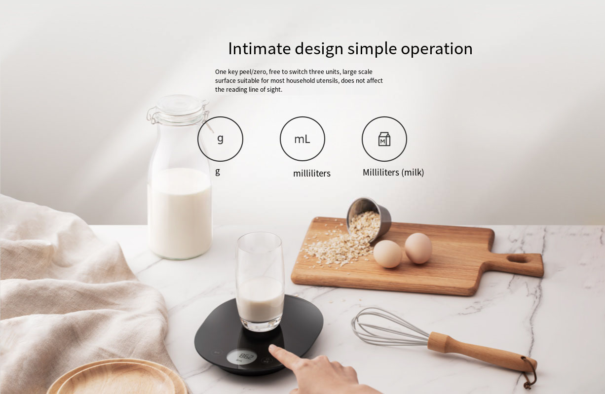 Xiaomi Mijia 스마트 전자 주방 규모 0.1g - Xiaomi Kitchen Gadgets 리뷰 및 가격